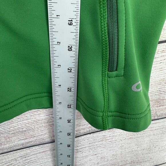 Outdoor Research Mock Neck Running Track Jacket Womens Medium Green Hiking - Picture 12 of 12